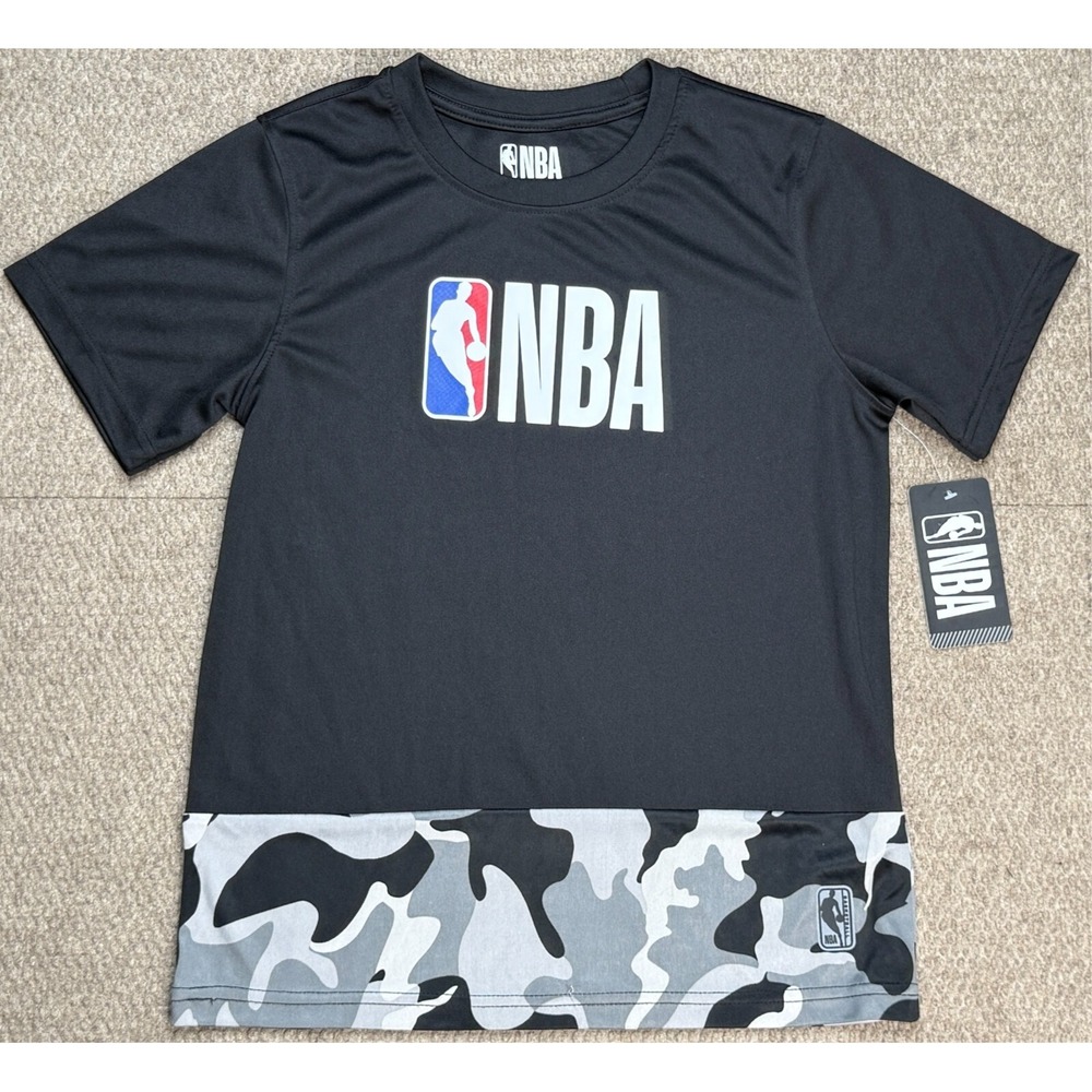 NBA Youth Camo‎ Short Sleeve Performance Shirt Size M(10-12)